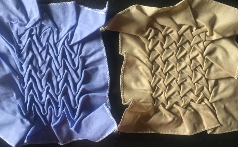Honeycomb smocking 1