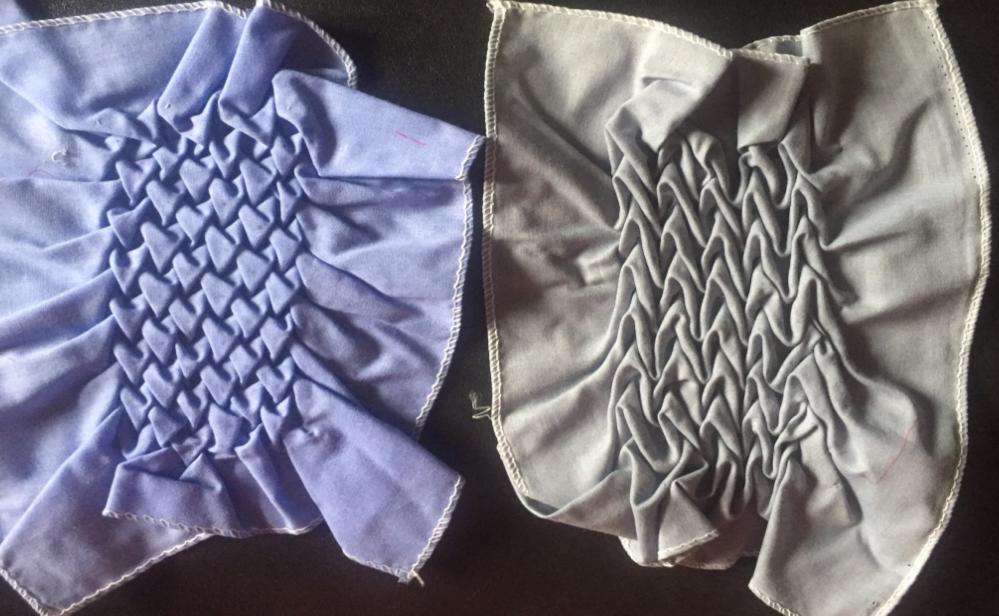 Honeycomb smocking 2