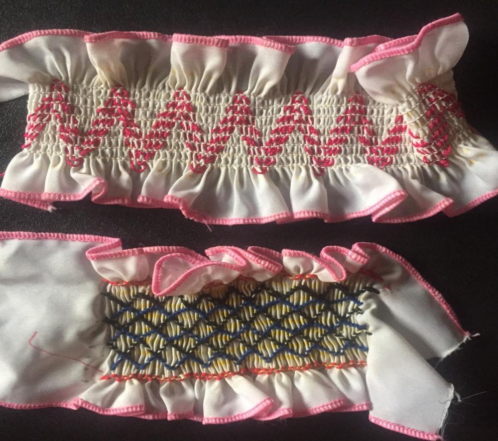 Smocking sample