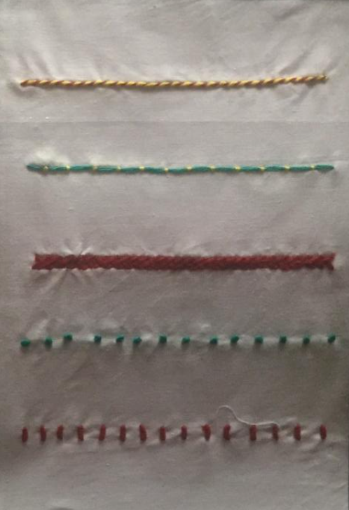 Basic stitches sample 1
