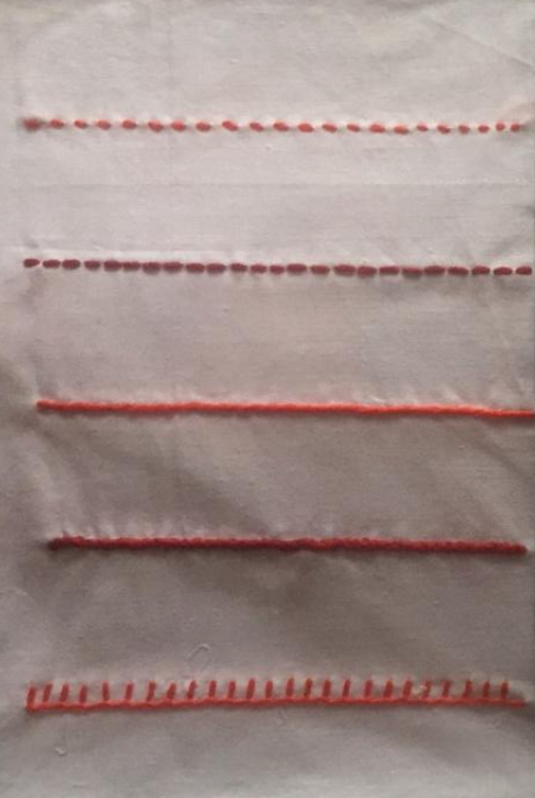 Basic stitches sample 2